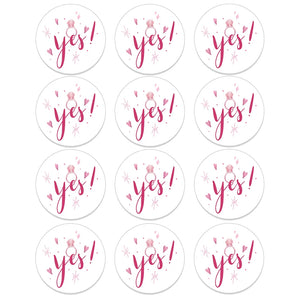 Bachelorette Party Stickers Seal Label Team Bride Bridesmaid Tribe Squad Hen Night Golden Sticker Bride To Be Wedding Supplies