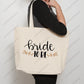 Bride To Be Team Bride Bachelorette Party Squad Evjf Wedding Canvas Shopping Bags Girls Fashion Life Casual Pacakge Hand Bag