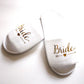 Bride To Be Slippers Team Bride Shower Wedding Decoration Bridesmaid Hen Party Soft Slippers Ladies Bachelorette Party Supplies