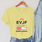 Graphic T Shirt EVJF In Progress Please Wait Women Fashion Casual Clothing Female Tee Top Team Bride Camisetas Summer T-shirt