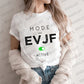 French Girls Fashion EVJF T-shirt Bachelorette Hen Party Team Bride Blouses Women Short Sleeved Tees Tops Bridal Wedding Shirt