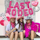 Cheereveal Last Rodeo Bachelorette Party Decoration Western Cowgirl Balloon Banner Bride To Be Sash Bridal Shower Party Supplies