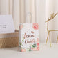 6Pcs Floral Bronzing Team Bride Kraft Paper Gift Packaging Bag Bride To Be Treat Bag Bachelorette Wedding Hen Party Decoration