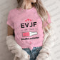 French Girls Fashion EVJF T-shirt Bachelorette Hen Party Team Bride Blouses Women Short Sleeved Tees Tops Bridal Wedding Shirt