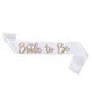 Bride To Be Sash Wedding Decoration Bridal Shower Team Bride To Be Satin Sash Bachelorette Party Hen Party Decoration Supplies