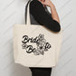 Bride To Be Team Bride Bachelorette Party Squad Evjf Wedding Canvas Shopping Bags Girls Fashion Life Casual Pacakge Hand Bag