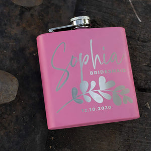 Bride with Team Bride Personalized Hip Flask Bride To Be Bridal Shower Bachelorette Party Hen Party Bridesmaid Wedding Gift