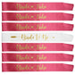 7/1Pcs Bride To Be Sash Wedding Decoration Bridal Shower Team Bride Tribe Satin Sash Hen Bachelorette Party Decoration Supplies