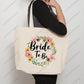 Bride To Be Team Bride Bachelorette Party Squad Evjf Wedding Canvas Shopping Bags Girls Fashion Life Casual Pacakge Hand Bag