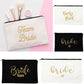 Bride Team Print Bridesmaid Gifts Women's Makeup Bags Female Toiletry Bag Cosmetics Case Bag Storage Wash Pack Travel Organizer